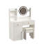 Meuble-lavabo moderne pour la chambre à coucher, avec miroir et lumières à DEL, plateau de table spacieux avec 3 choix de couleurs, rangement