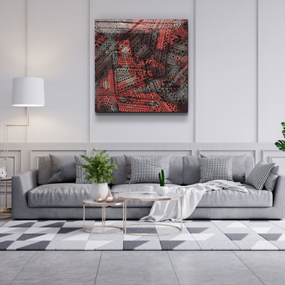 Superbe peinture décorative en verre trempé de 19,7 po x 19,7 po | 100% verre trempé, épaisseur: 0,16 pouce | Impression UV pour des couleurs éclatantes | Parfait pour la décoration intérieure, le salon ou le bureau