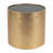Modern Glam Wood Round Glass Coffee and End Table-749431381