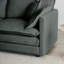 Ensemble de 2 chaises d'appoint, fauteuils rembourrés en chenille haut de gamme, chaises d'appoint de salon avec coussin décoratif, chenille-1387587613