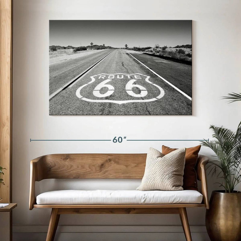 Mehar Arizona Route 66, H 32 po x l 48 po