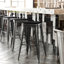 Tabouret de comptoir sans dossier intérieur / extérieur Briahnna-1422314961-1422314982