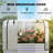Spacious Raised Garden Bed,Flower Boxs,Plant Boxs,for Outdoor, Silver-1783412098