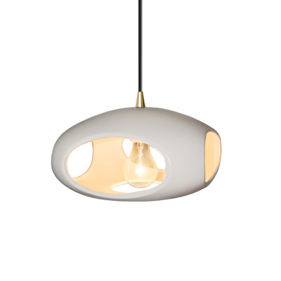Luminaire suspendu géométrique à 1 lumière Logan