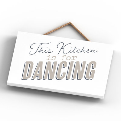 Vivid Squid Wholesale This Kitchen Is For Dancing - No Frame Print on Wood