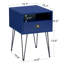 Table de chevet 1 tiroir en fer H 23,7 po Kempst -1683317012