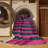 Machine Washable Horizontal Stripes Blue Area Rug-1969931228