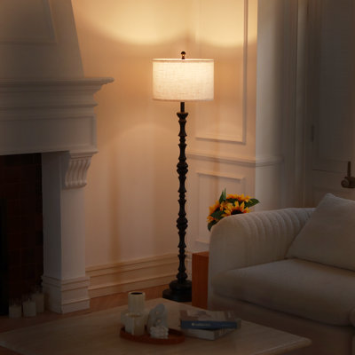 62“ Traditional Resin Floor Lamp