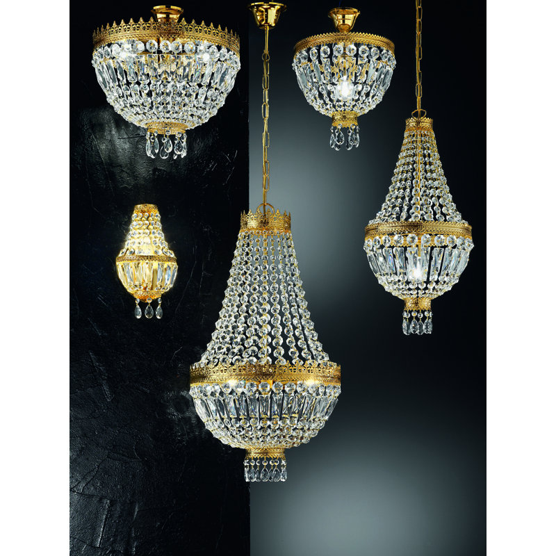 Flush Mount, Gold 24K