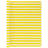 Chauvigny 0cm H x 236.22cm W Yellow And White Plastic Yard/Privacy Fence