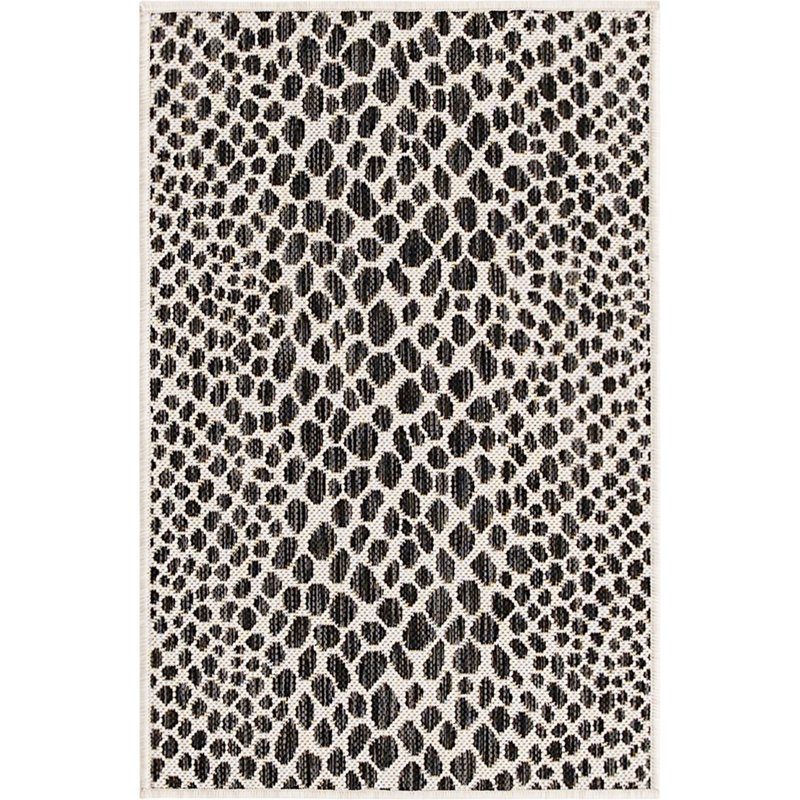 Outdoor Destiny Area Rug Pebble Color, Rectangle 2'2" x 3'