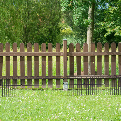 16.5'' H x 12.6'' W Metal Fence Panels Included