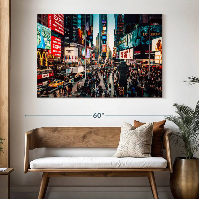 Ravi Iconic Times Square, 34" H x 51" W