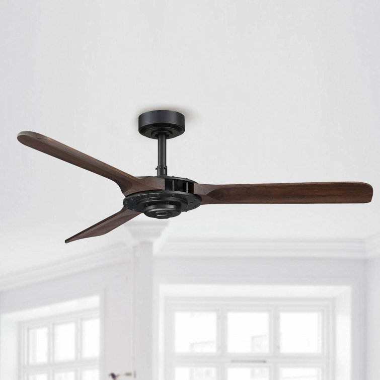 Aure 52" 3 - Blade Indoor Propeller Ceiling Fan With Remote Control