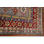 Tapis oriental gris à motif géométrique Kazak 5 x 7