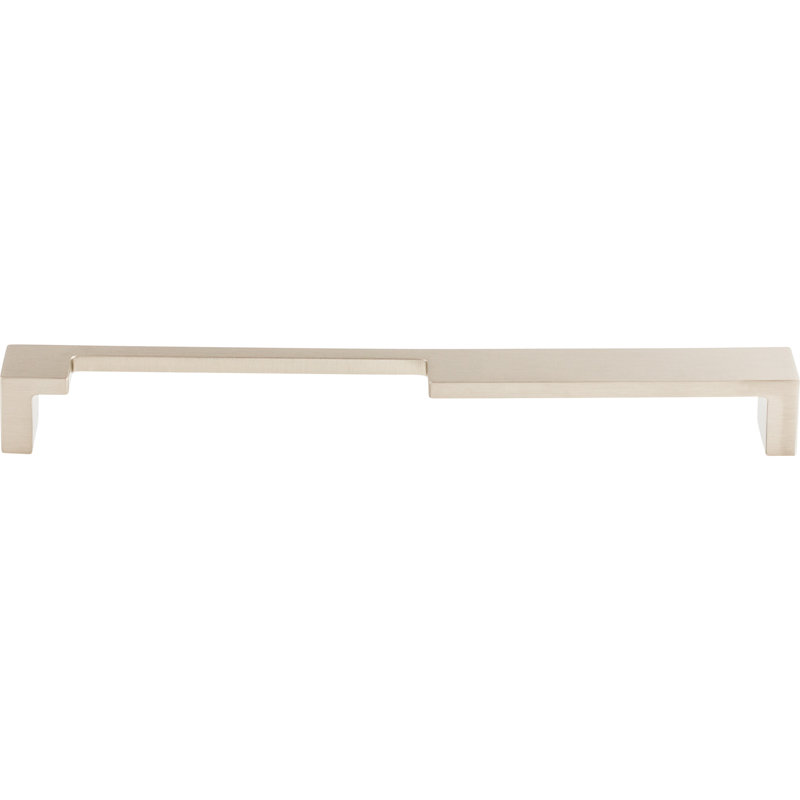 Modern Metro Bar Pull, Brushed Satin Nickel, 9" Center to Center