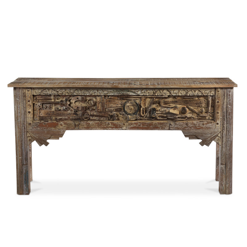 64'' Solid Wood Console Table
