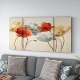 Andover Mills™ Poppy Palette Revisited On Canvas 3 Pieces Print ...