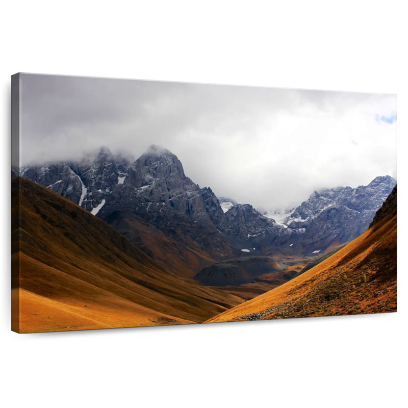 Paysage de montagne d'Alvord Alaskan