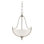 Luminaire suspendu 3 lumières Savern House Herndon en nickel satiné