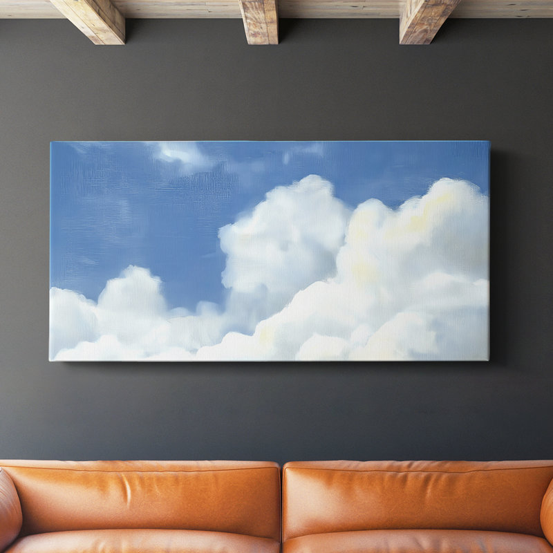 Abstract Series 10 #LII-Gallery Wrapped Canvas, 16" H x 32" W