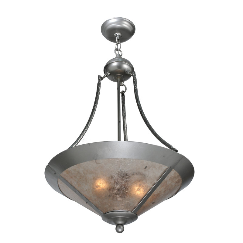 Luminaire suspendu bol simple 2 lumières Bishesh