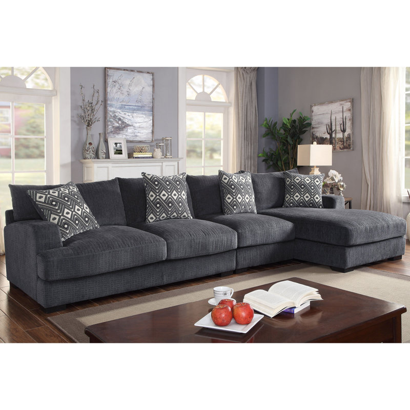 Ruthanne Large L-Shaped Sectional With Right Chaise
