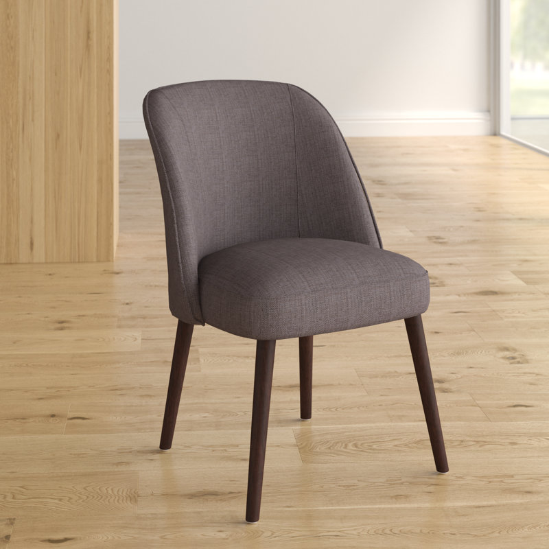 Jane Rounded Back Dining Chair, Charcoal
