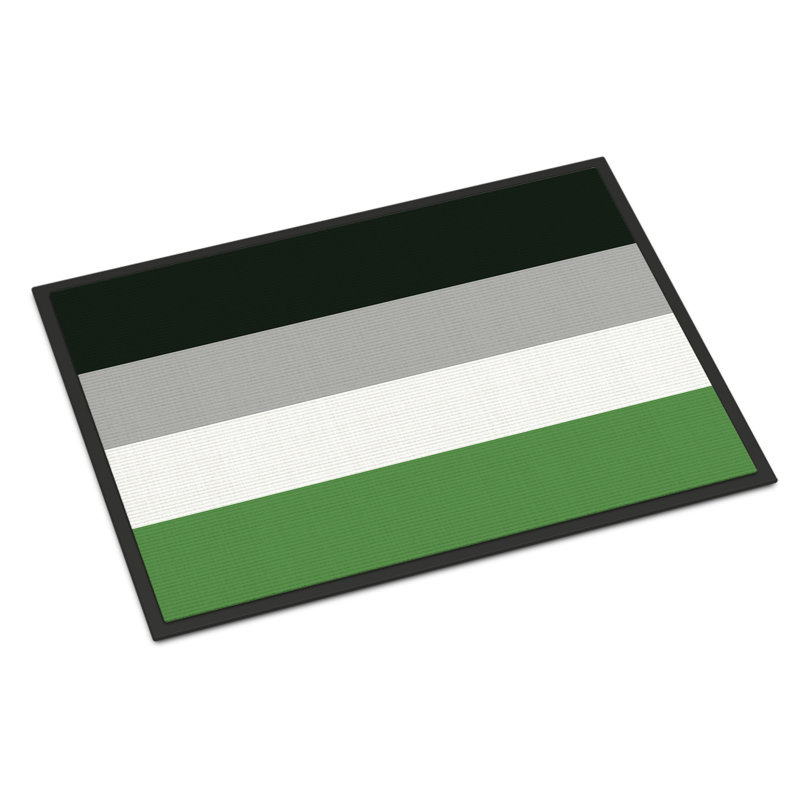 Tapis de porte USA Gay Pride, l 18 po x L 27 po, Fierté androphile
