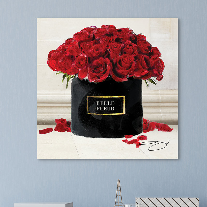 « Circle of roses » par Jodi P.-reproduction de photo sur verre