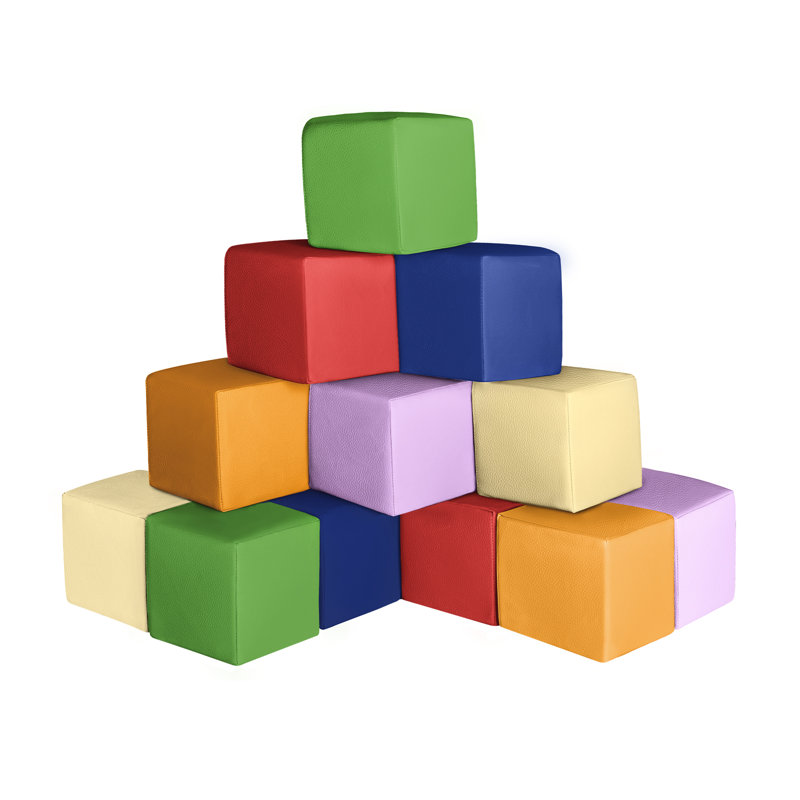 12 blocs de construction en mousse pour enfants, blocs de construction en mousse, jouets de construction pour tout-petits