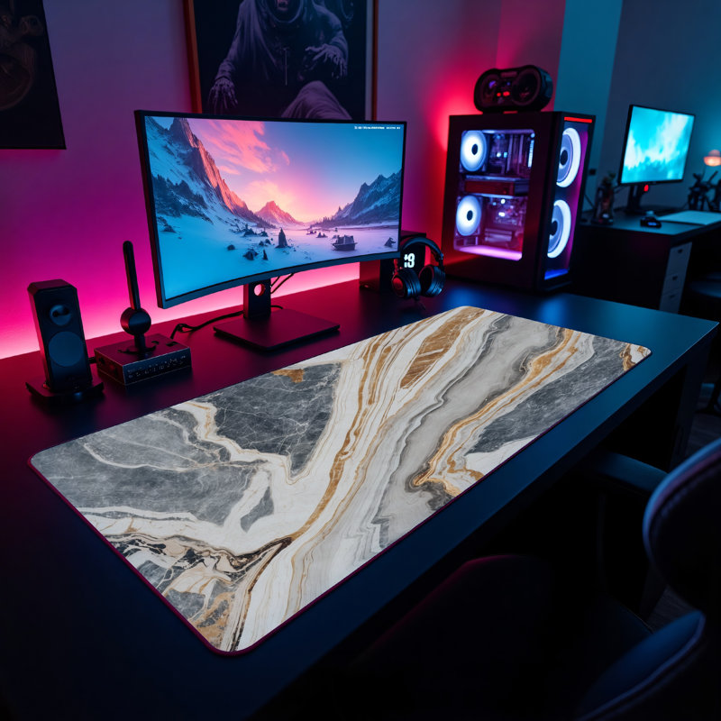 Polyester Desk Pad, 23.6x13.8