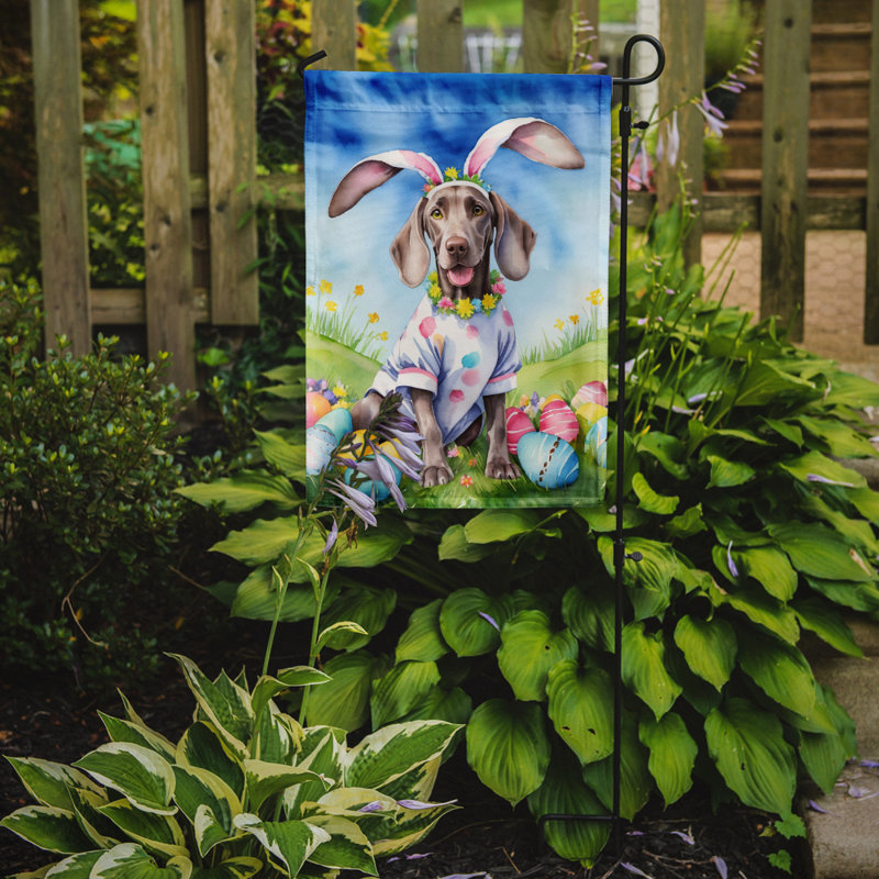 Easter Egg Hunt Double Sided 15.5'' H x 11.25'' W Polyester Easter Garden Flag