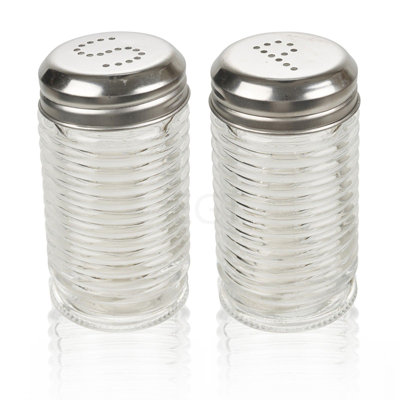 Brand Glass No Salt And Pepper Shaker Set