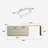 Jahcari Reversible Industrial Wood Executive Workstation Corner Home Office Table