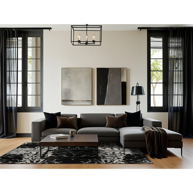 Dusk Tapestry Rug, Square 6'