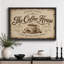 «Street Coffee The Coffee House», art rétro, impression sur toile-131636342-131636347