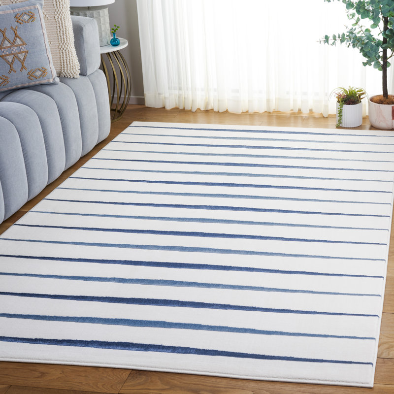 Tapis rayé Eile Performance, Rectangle 5 pi 3 po x 7 pi 6 po