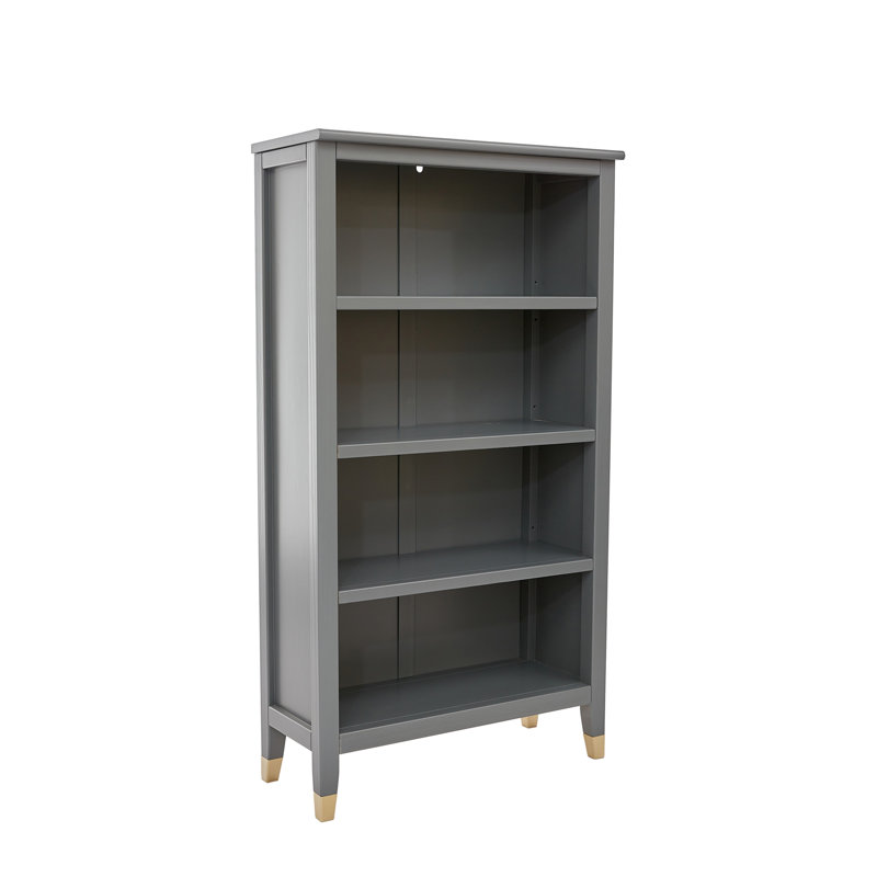 Bibliothèque Adira, (4 tablettes) H 50 po x l 27 po x P 12 po, Gris