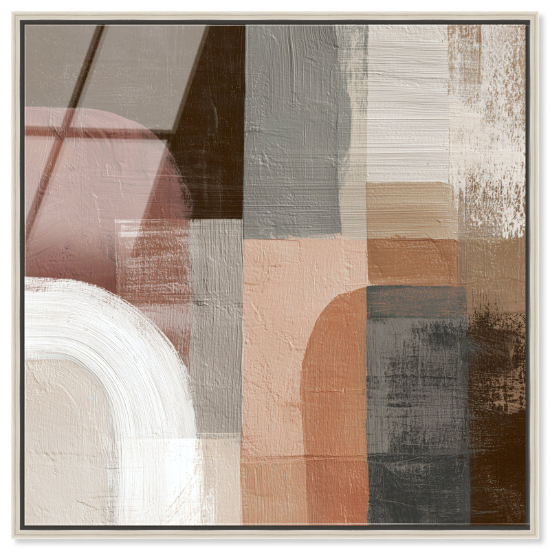 «Sage Patch I», reproduction murale encadrée par Art Remedy, cadre argenté, 30 x 30, 31"H x 31"W, Silver Frame