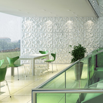 Panneau mural en bambou de 20 po x 20 po Falkirk
