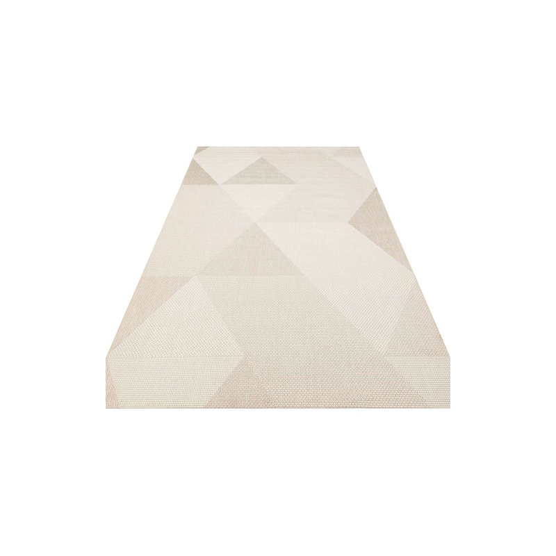 Beige Cotton Flatweave Area Rug, 31.5 x 59.1 inches | 100% Cotton, No Pile, 1.76 lbs/sq ft | Machine Washable at 86°F | Easy to Clean with Vacuum & Spot Remover | Perfect for Living Room & Bedroom Decor