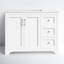Moore 42'' Single Bathroom Vanity with Engineered Marble Top-87497691
