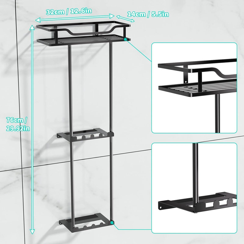 32 cm L Stainless Steel Towel Rack