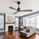 Nicola 48'' 3 - Blade Matte Black Standard Ceiling Fan with Remote Control