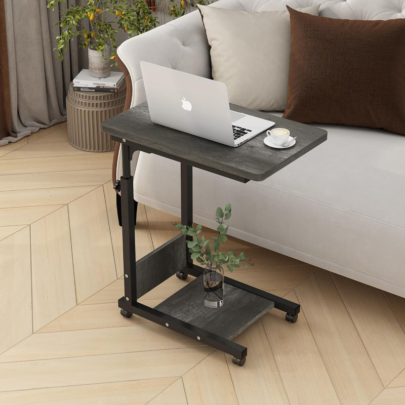 22.1'' W Laptop/Tablet Storage Cart, Grey