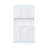 Tall Wardrobe& Kitchen Cabinet, with 6-Doors, 1-Open Shelves and 1-Drawer-1431876319
