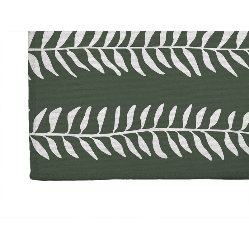 Mystic Ivy Non-Slip Outdoor Rug, Runner 2'6" x 8'