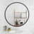 Solid Wood Circle Wall Mirror,Bathroom Mirror-1804636187-1804636186