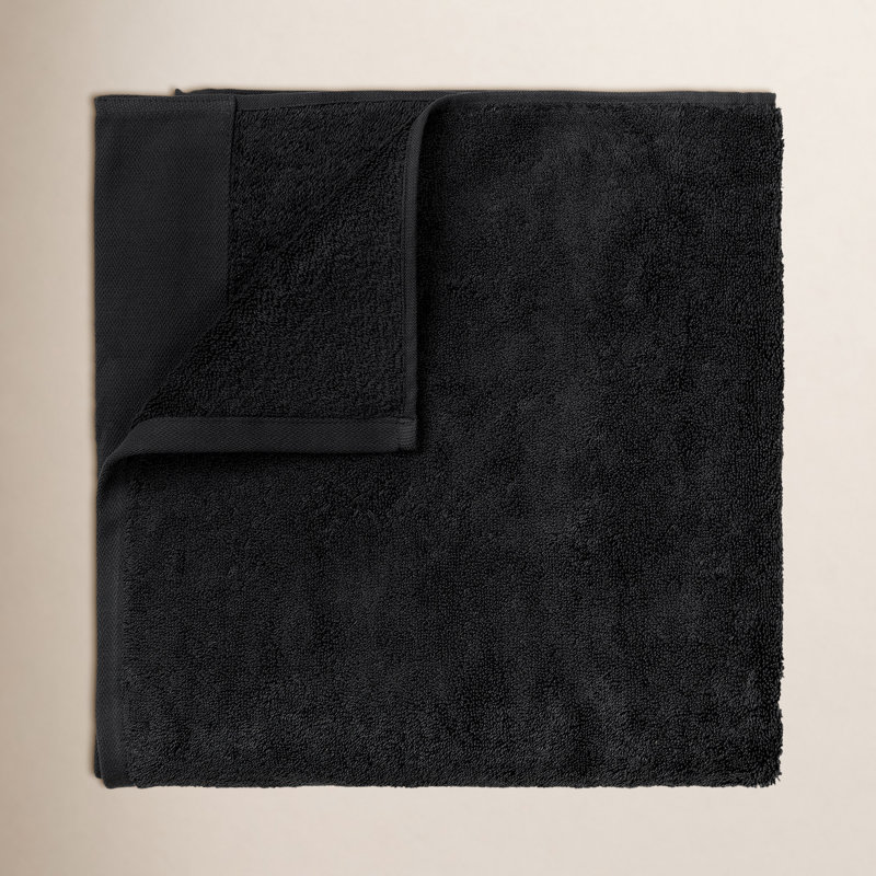 Riva 100% Cotton Bath Sheet, Black